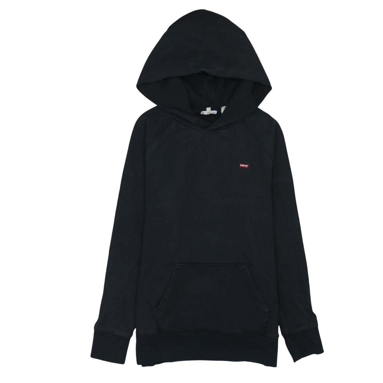 Levi's Men's Black Pullover Hoodie Size S Classic Fleece Sweatshirt