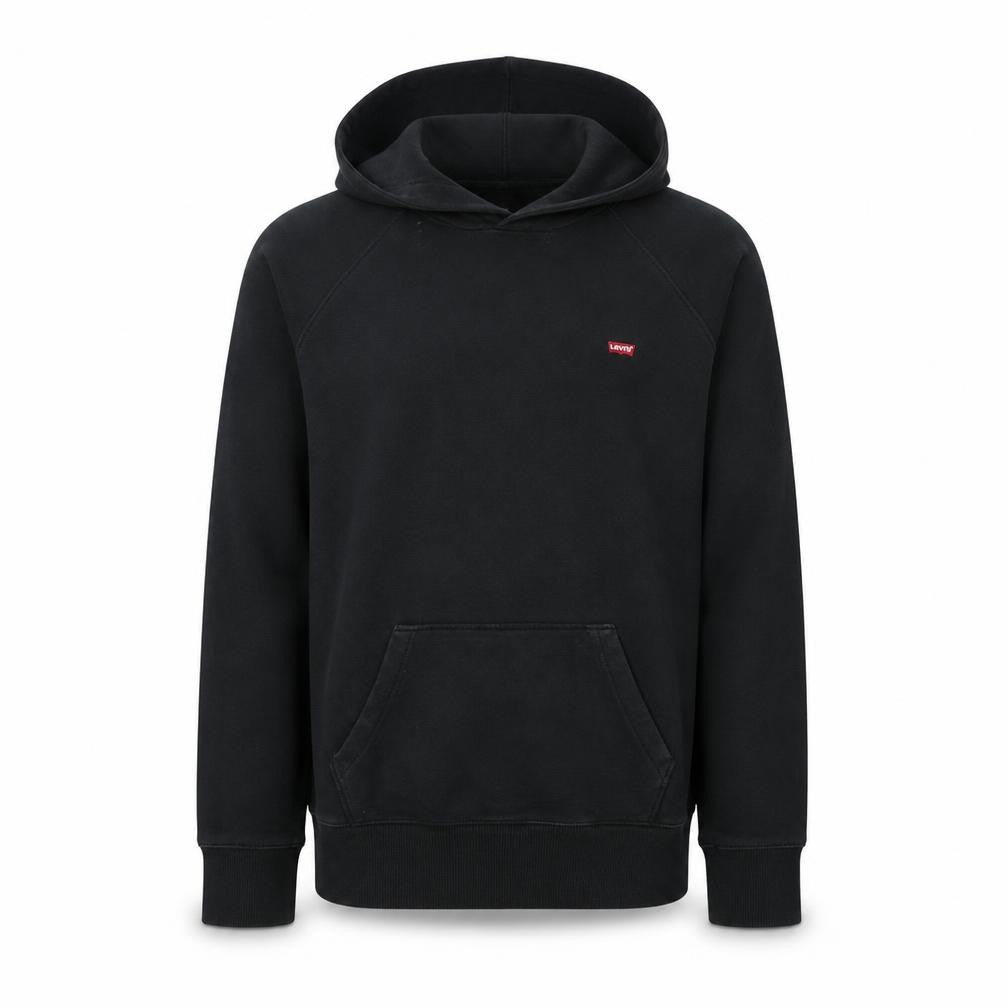 Levi's Men's Black Pullover Hoodie Size S Classic Fleece Sweatshirt