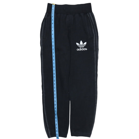 Adidas Womens Black Jogger Trousers Size S Elastic Waist Logo