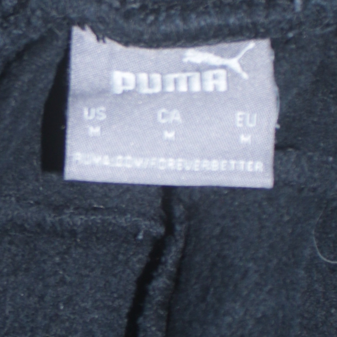 Puma Men's Black Jogger Sweatpants Regular Fit M