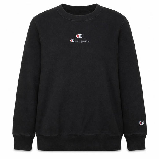 Champion Women Black XS Pullover Sweatshirt Crew Neck Long Sleeve Casual