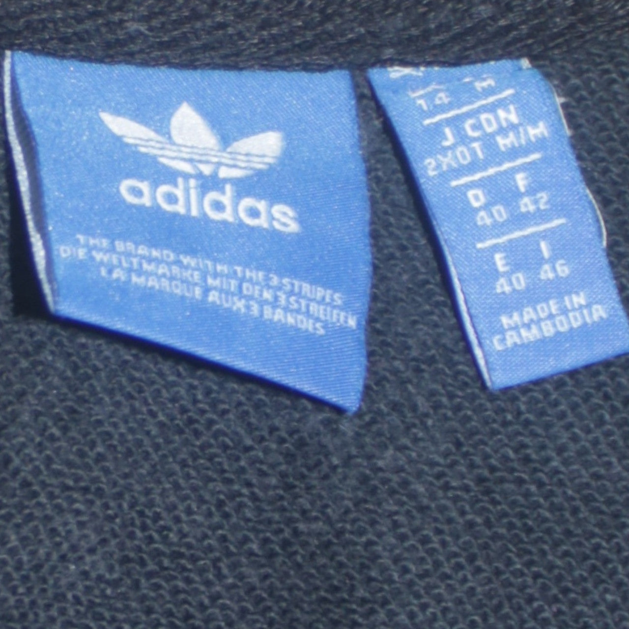 adidas Men's Black Crew Neck Pullover Sweatshirt M