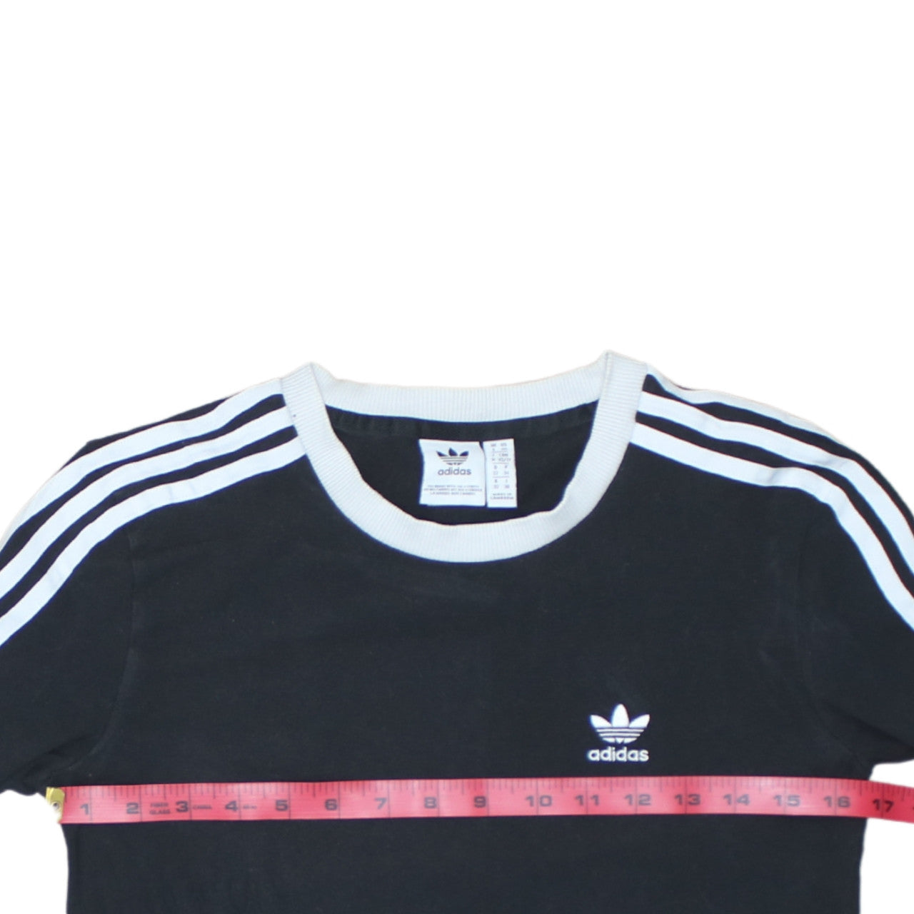 Adidas Womens Black XS Crew Neck Long Sleeve Pullover Sweatshirt
