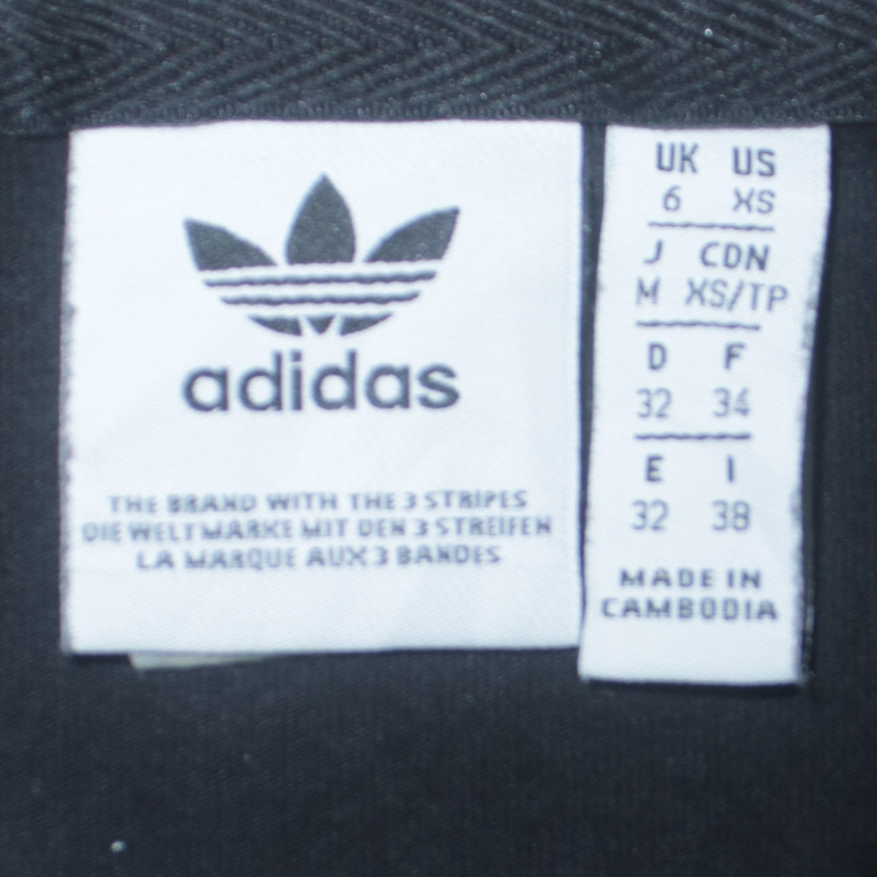 Adidas Womens Black XS Crew Neck Long Sleeve Pullover Sweatshirt