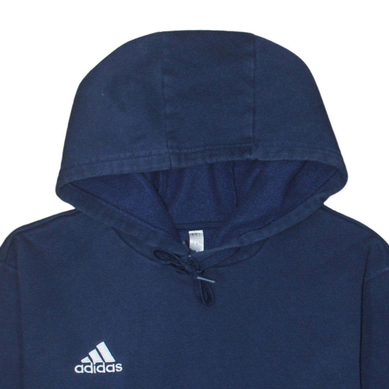 Adidas Men's Blue Pullover Hoodie Size L Sports Fleece Sweatshirt