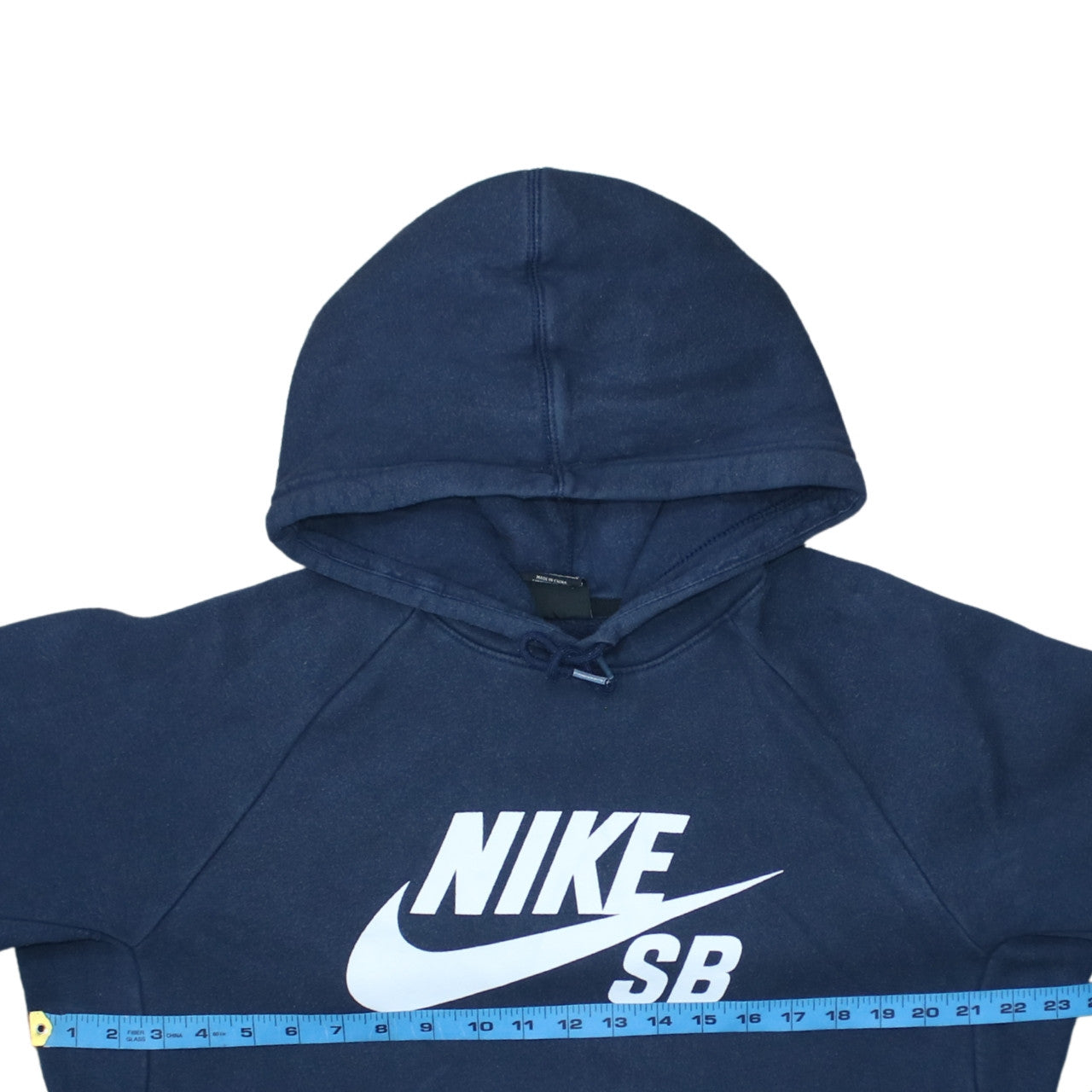 Nike SB Men's Blue Pullover Hoodie Size L Regular Fit Fleece Sports