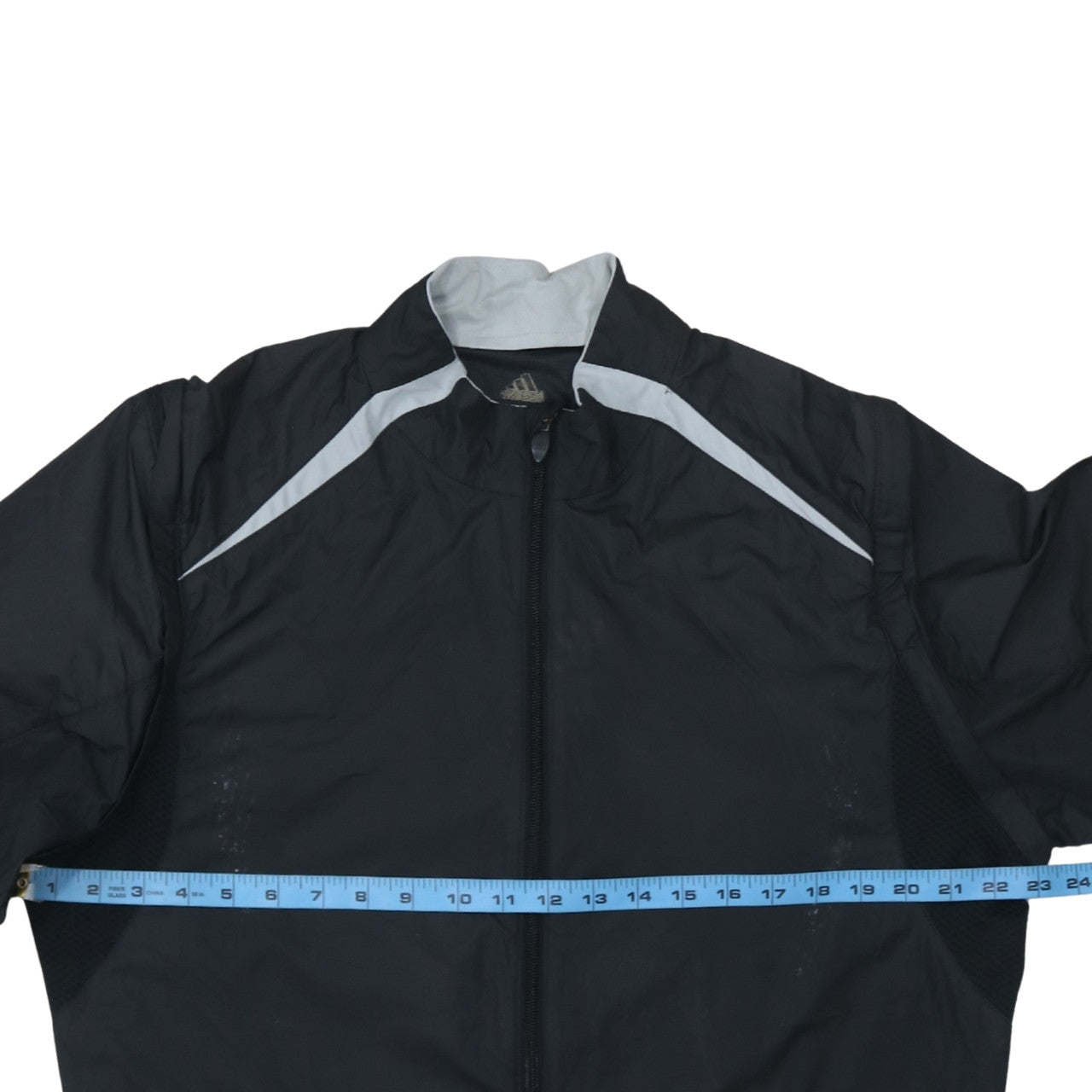 Adidas Men's Black Lightweight Windbreaker Jacket Size L