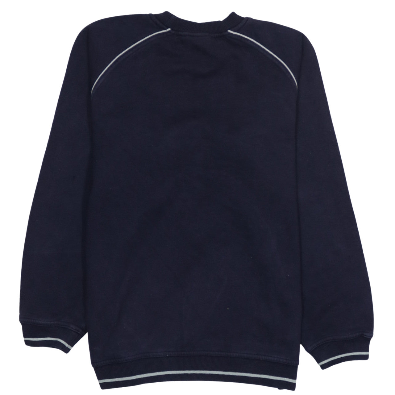 Puma Men Navy Blue Crew Neck Pullover Sweatshirt Size 16 Logo Casual