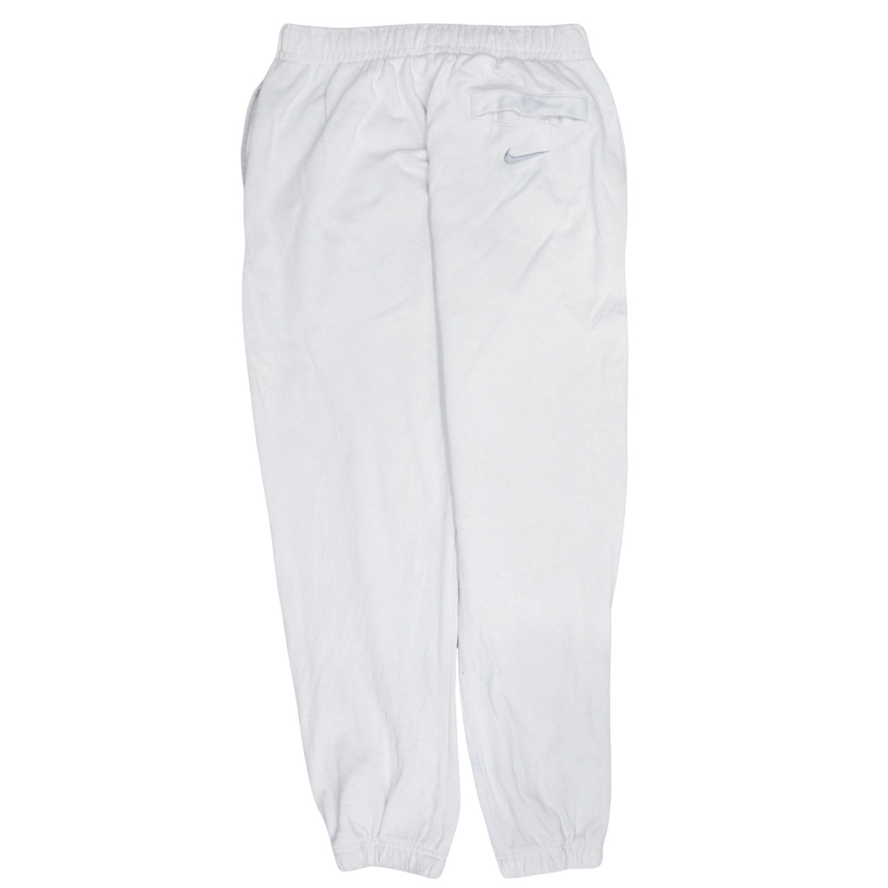 Nike Men's White Fleece Jogger Sweatpants Size S