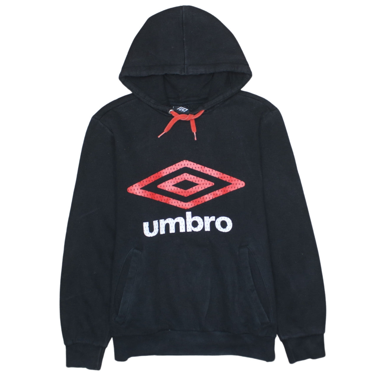 Umbro Men's Black Pullover Hoodie M Sports Fleece Sweatshirt