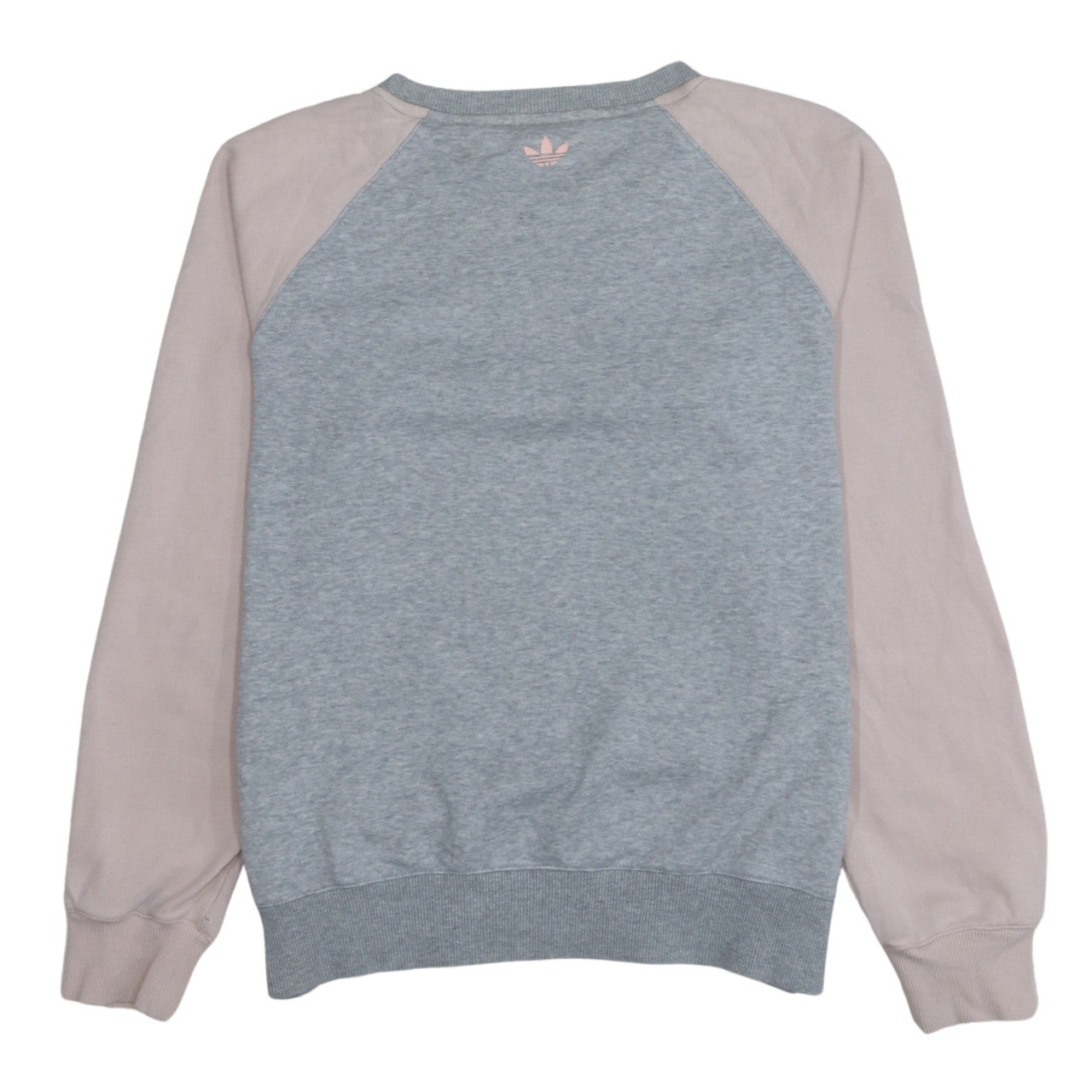 Adidas Women's Grey & Pink Logo Sweatshirt Size 14