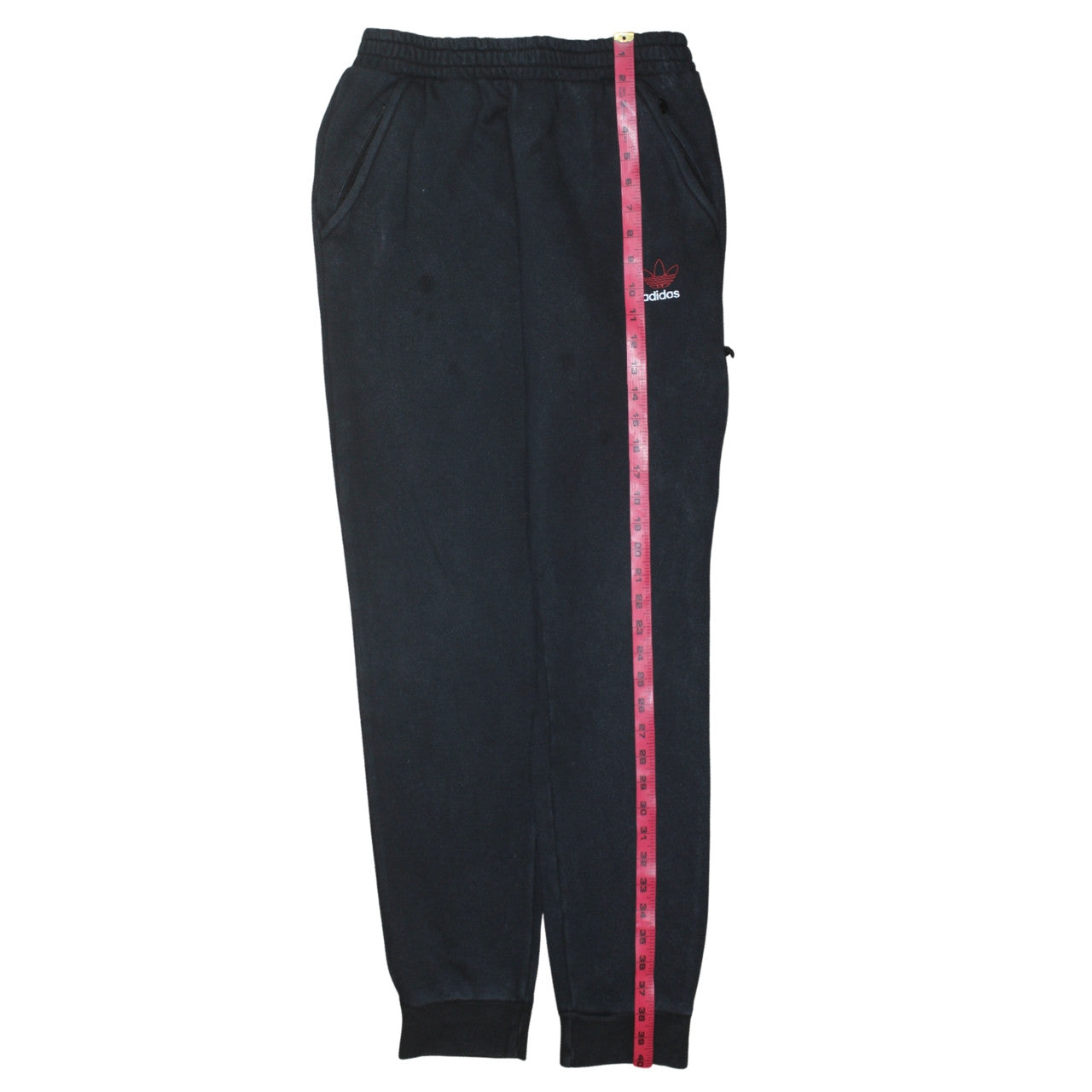 Adidas Mens Black Fleece Jogger Trousers Size S Regular Fit