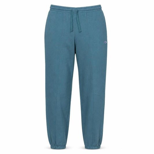 Champion Men's Blue Fleece Sweatpants L Drawstring Comfort Fit
