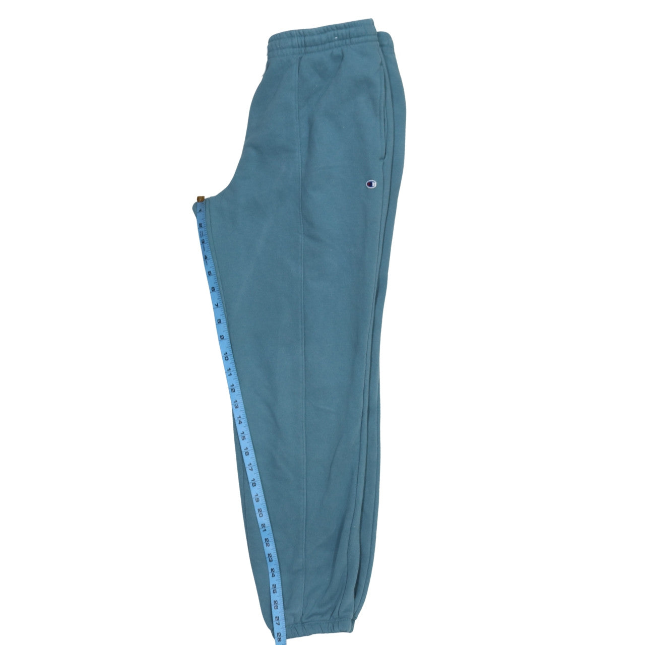 Champion Men's Blue Fleece Sweatpants L Drawstring Comfort Fit