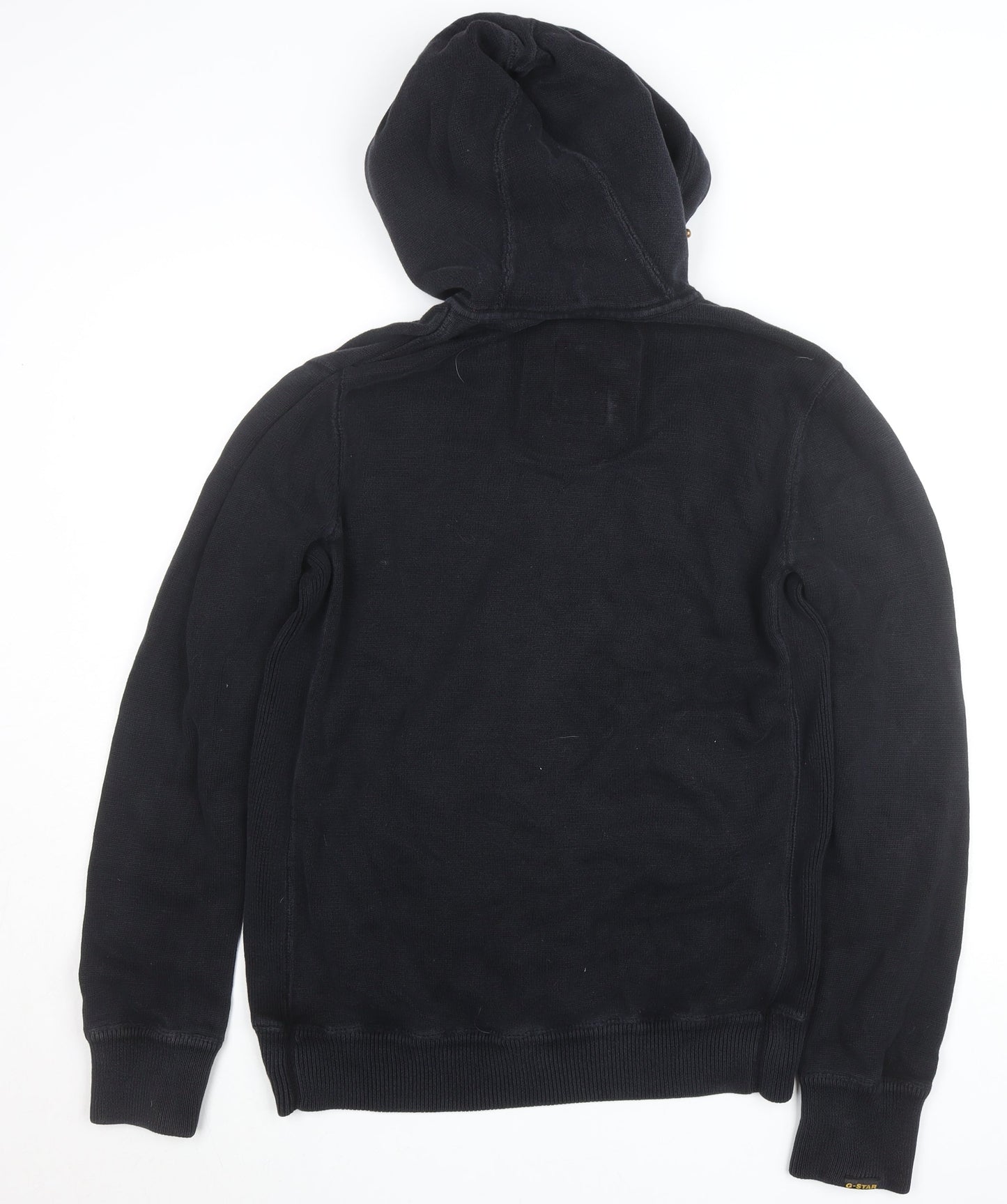 G-Star RAW Men's Black XL Full Zip Hooded Jumper