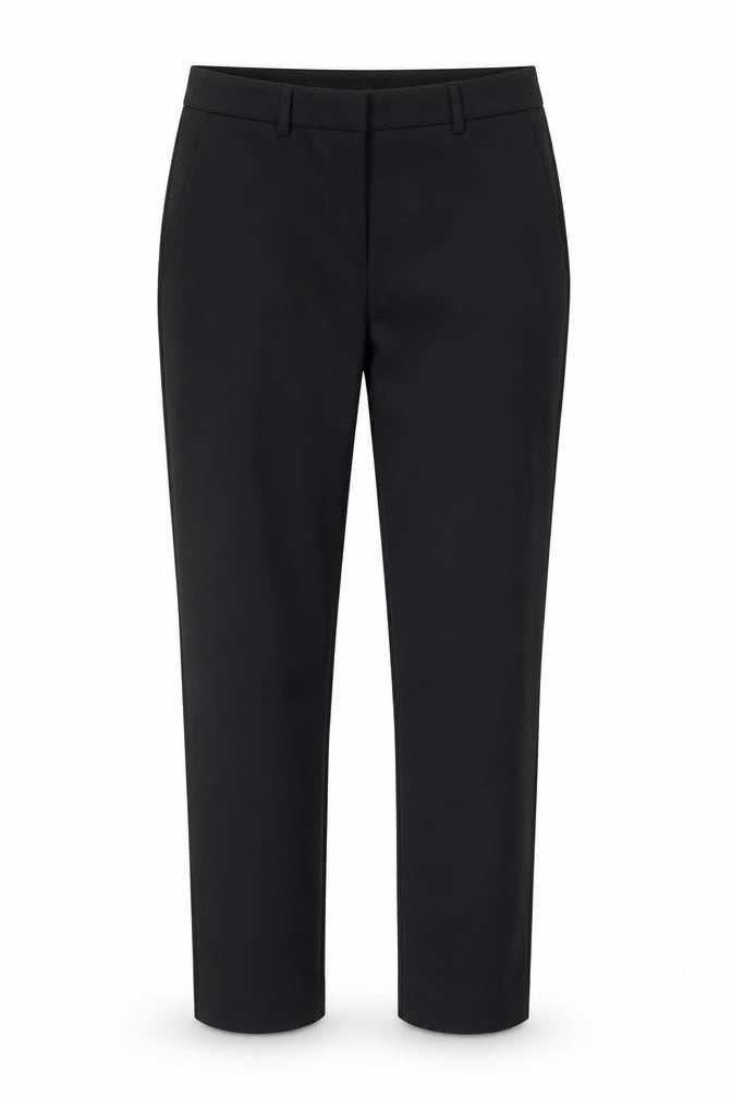 Massimo Fabbro Womens Black Slim Ankle Trousers Size 10