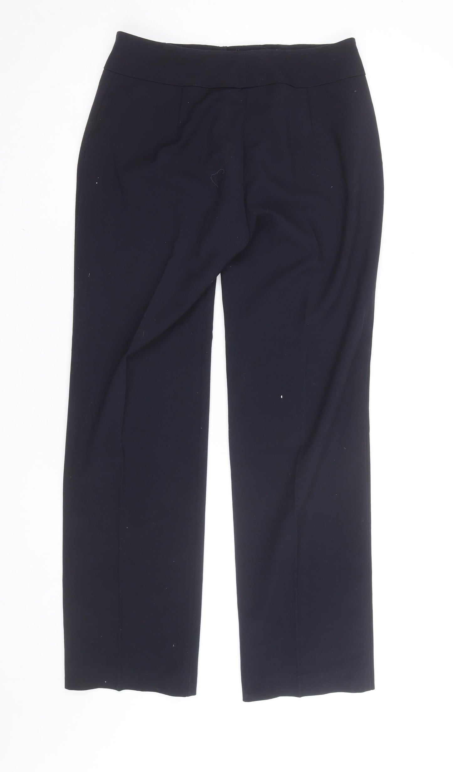 Marks and Spencer Women Black Size 8 Straight Leg Dress Pants