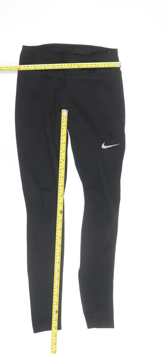 Nike Women's Black Dri-FIT XS Leggings Running Gym Trousers