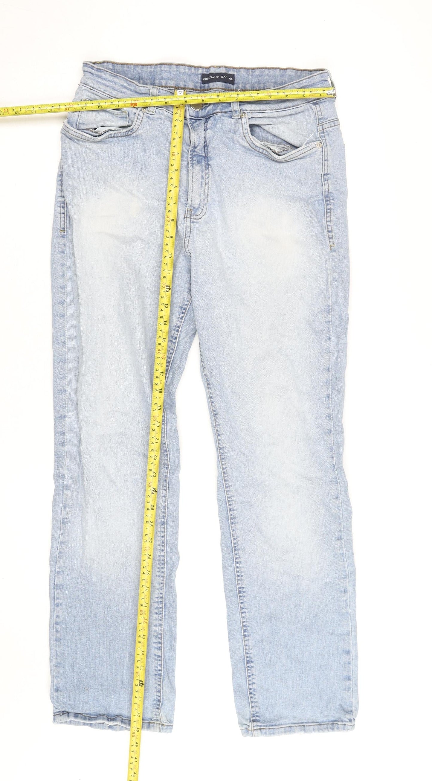Original Jean Men’s Light Blue Straight Denim Jeans Size 44