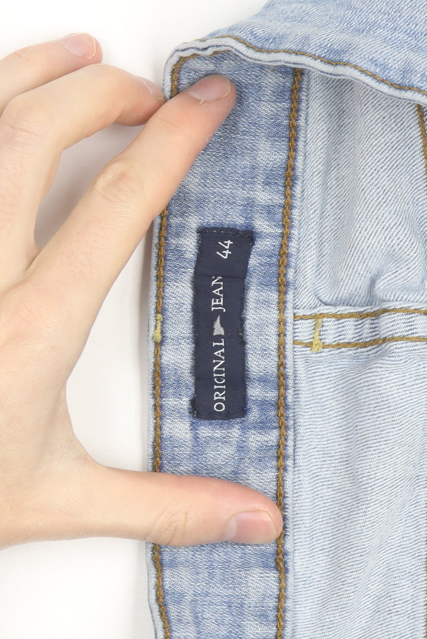 Original Jean Men’s Light Blue Straight Denim Jeans Size 44