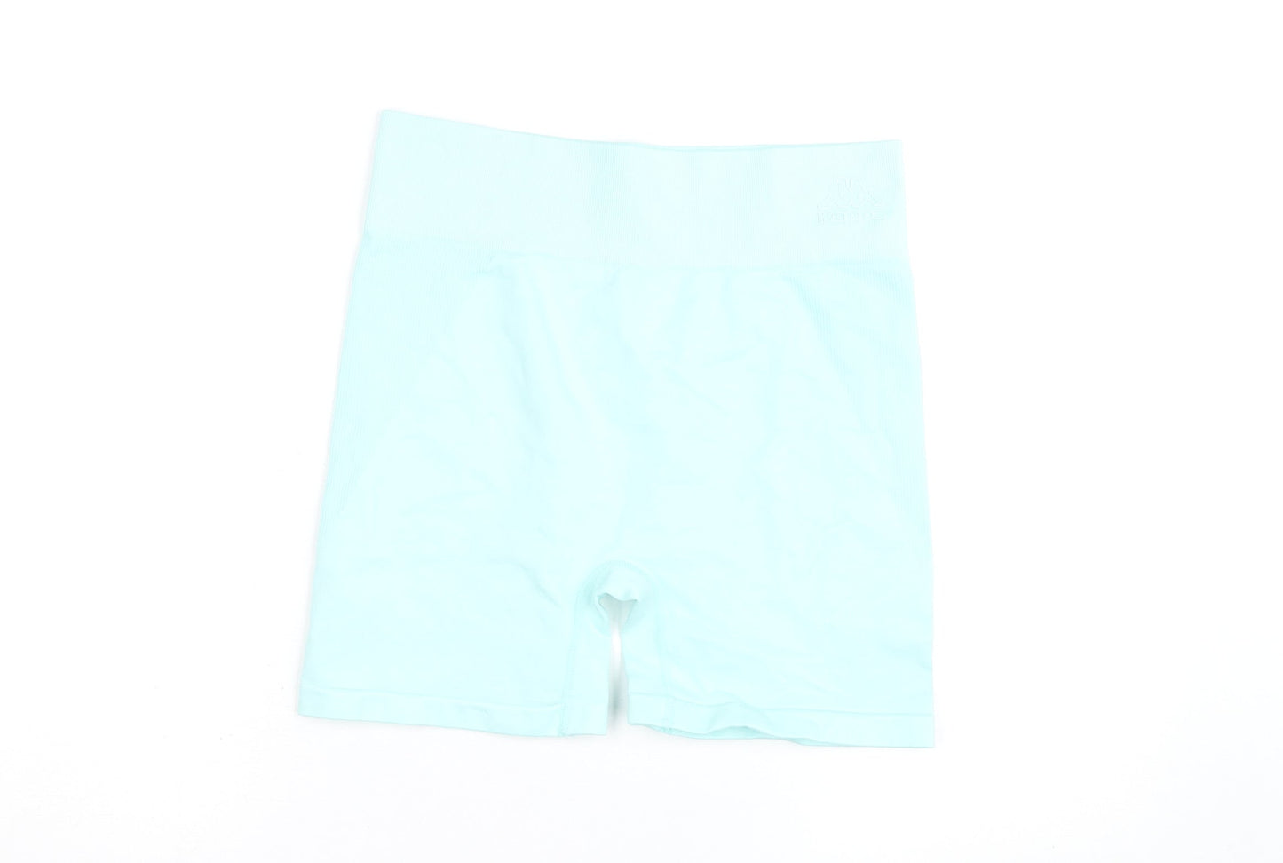 Kappa Womens Blue Seamless Biker Shorts Size S Active Gymwear