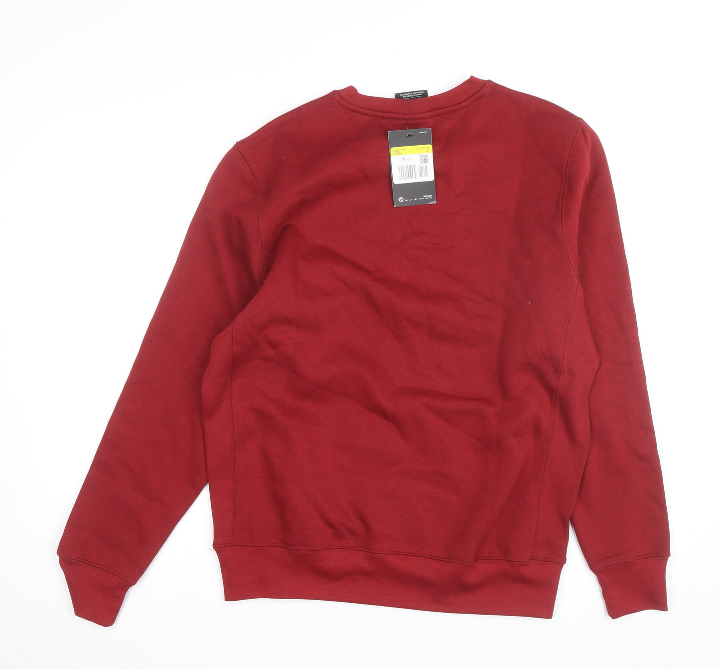 Nike Men's Red Small Pullover Crew Neck Sweatshirt