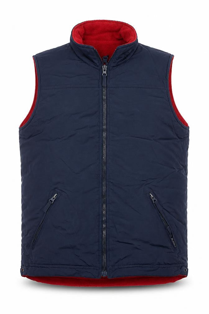 St Bernard Men's Blue Fleece Lined Bodywarmer Waistcoat Size S