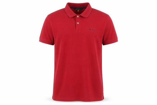 Ben Sherman Men's Red Cotton Polo Shirt Size S Classic Style