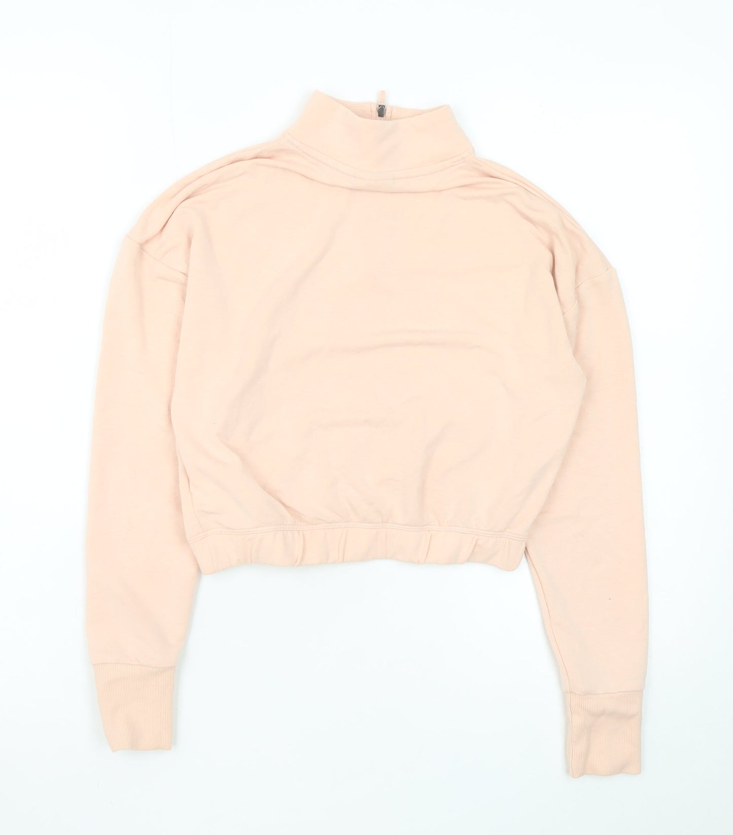 Gymshark Women’s Beige XS 1/4 Zip Cropped Sweatshirt