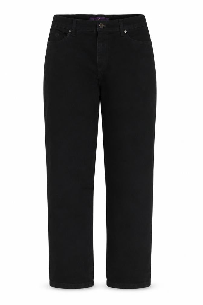 Gloria Vanderbilt Womens Black Straight Leg Jeans Size 10 Regular