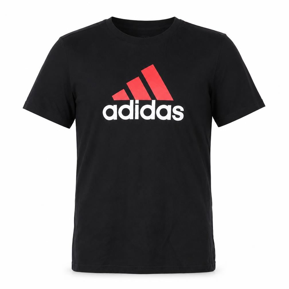 Adidas Teens Black Short Sleeve Sports Logo T-Shirt Size S
