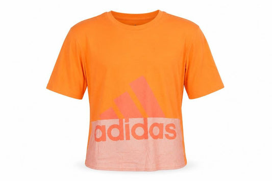 Adidas Men's Orange Climalite Graphic T-Shirt Size M Polyester Blend