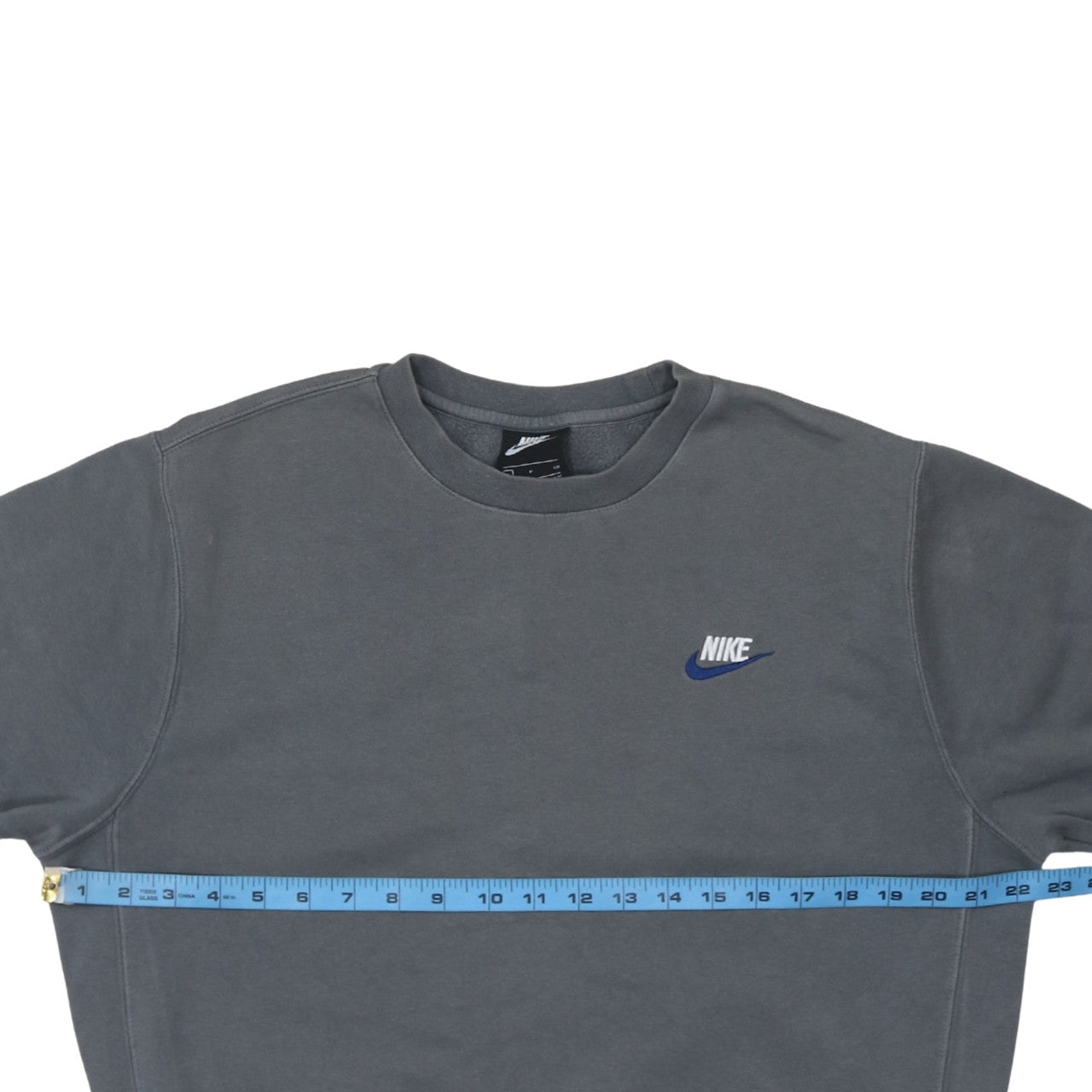 Nike Men's Grey Pullover Crew Neck Sweatshirt Size S