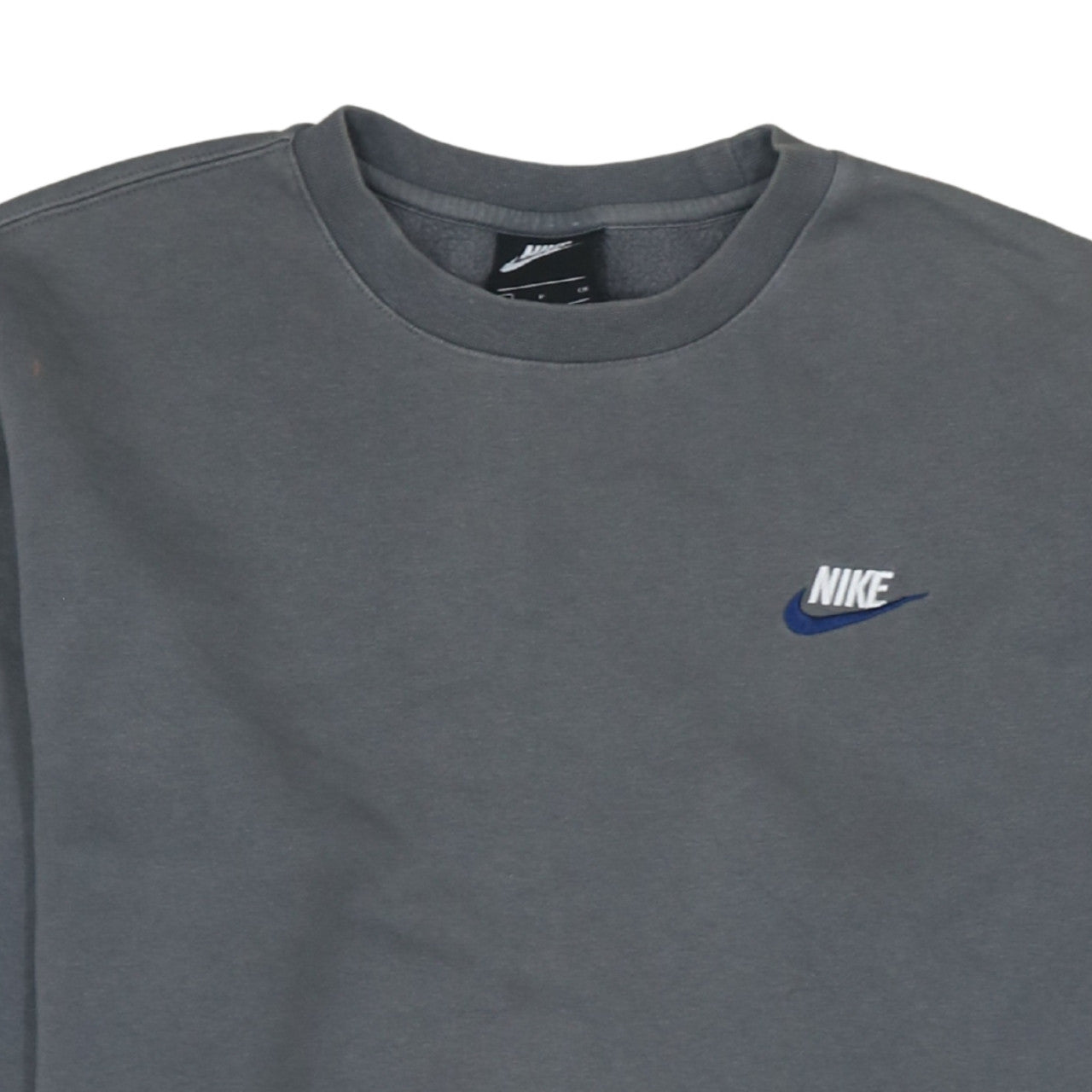 Nike Men's Grey Pullover Crew Neck Sweatshirt Size S
