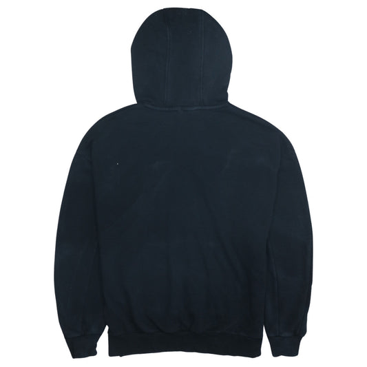 Adidas Men's Black Pullover Hoodie M Sports Logo Fleece Sweatshirt
