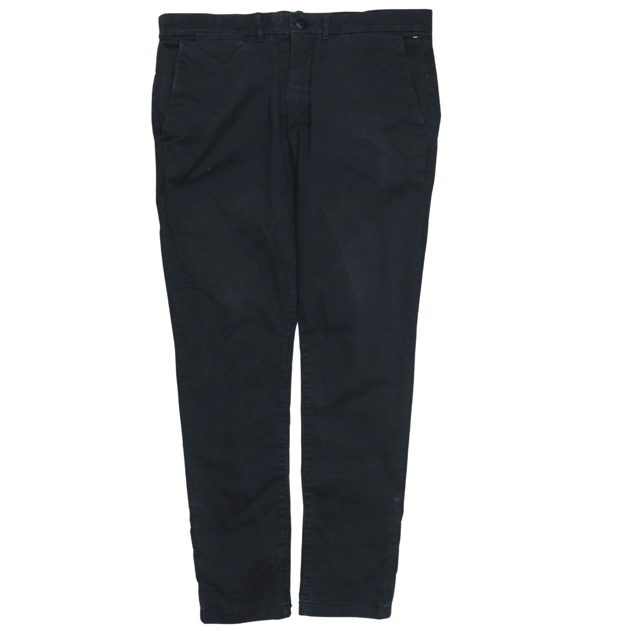 Tommy Jeans Men's Black Slim Fit Chino Trousers Size 34/32