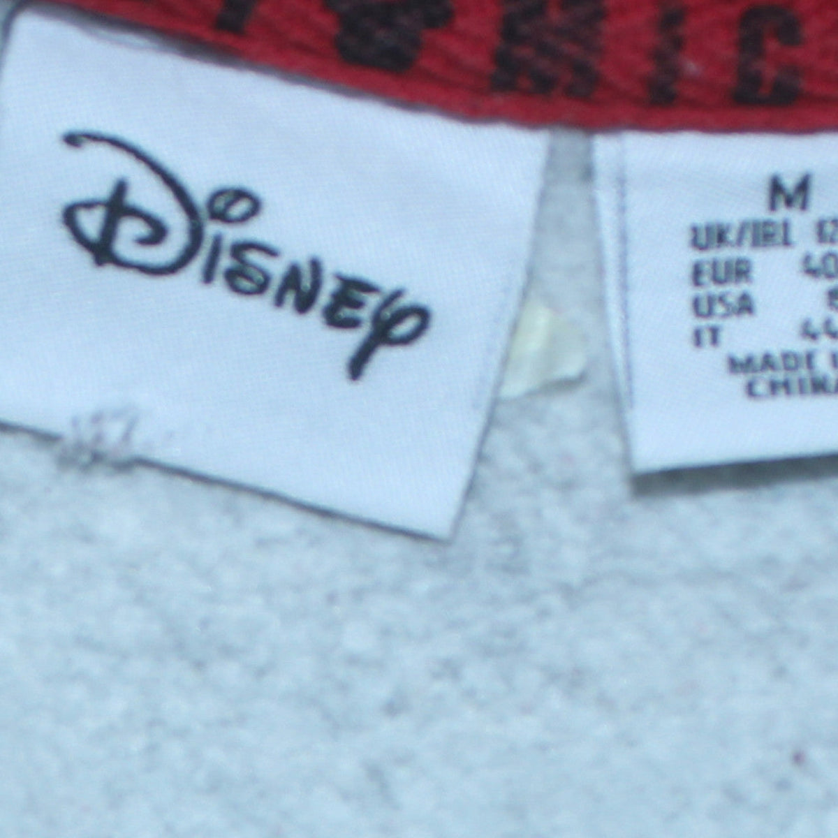 Disney Women's Grey Mickey Mouse Pullover Sweatshirt Size M