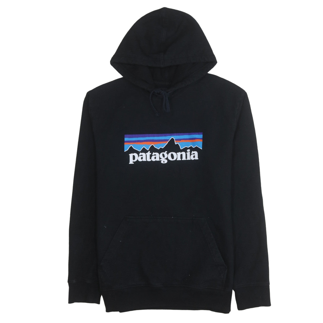 Patagonia Men's Black Regular Fit Logo Pullover Hoodie M
