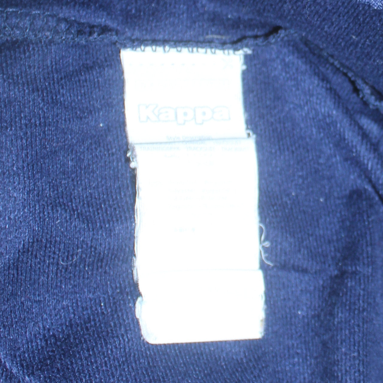 Kappa Men's Blue Full Zip Track Sweatshirt Jacket Size L