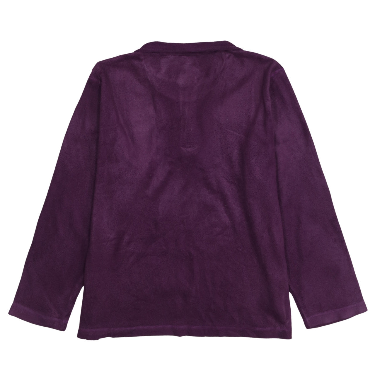 Regatta Womens Purple Fleece 1/4 Zip Pullover Sweatshirt UK 16