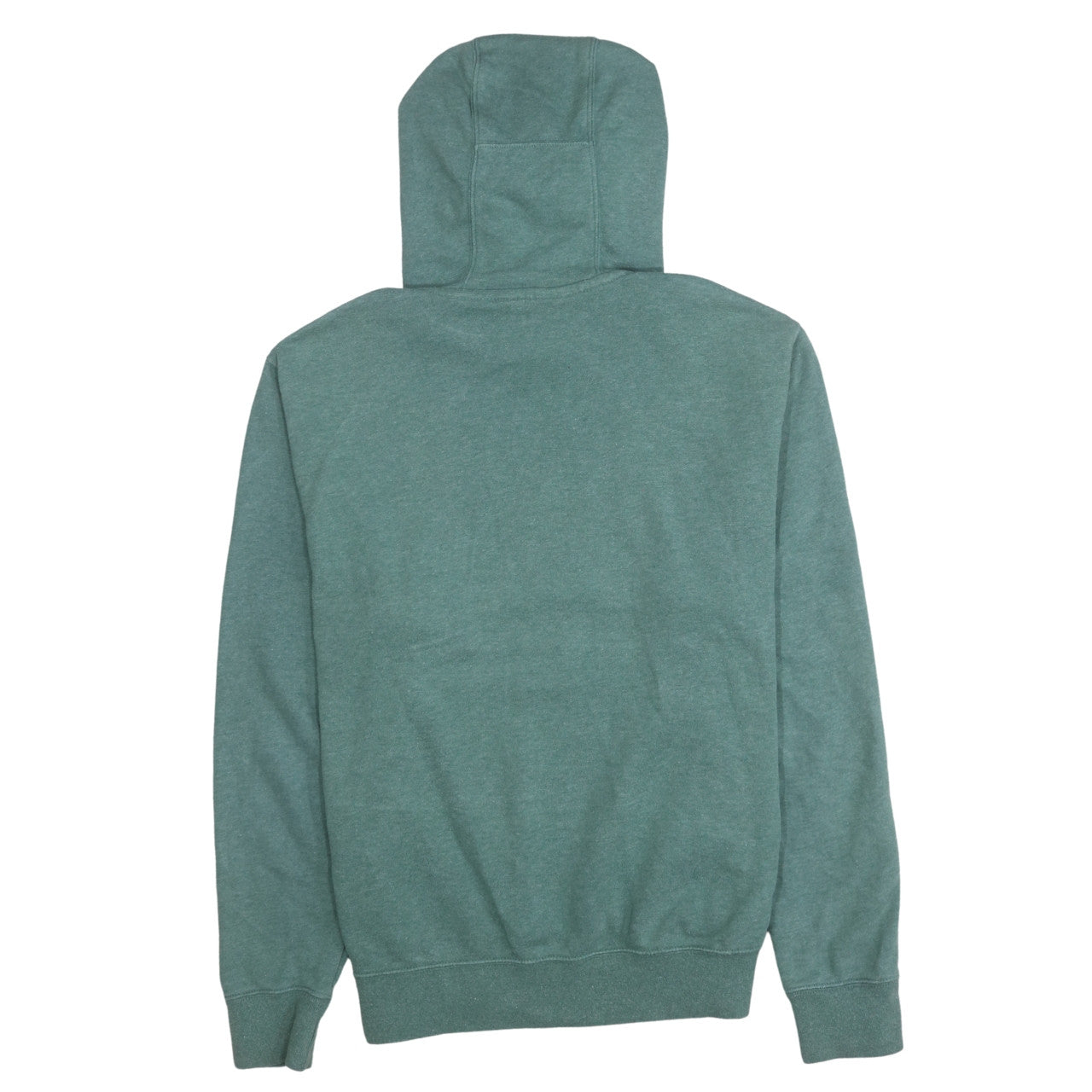 Nike Women Green Small Pullover Hoodie 80% Cotton Logo Front