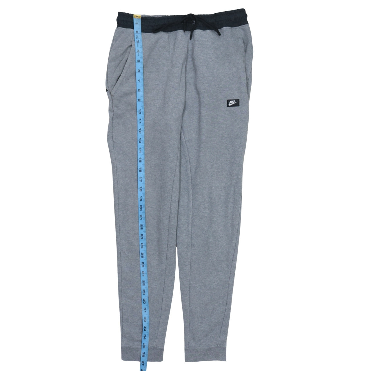 Nike Men's Grey Jogger Trousers Size S Cotton Blend Activewear
