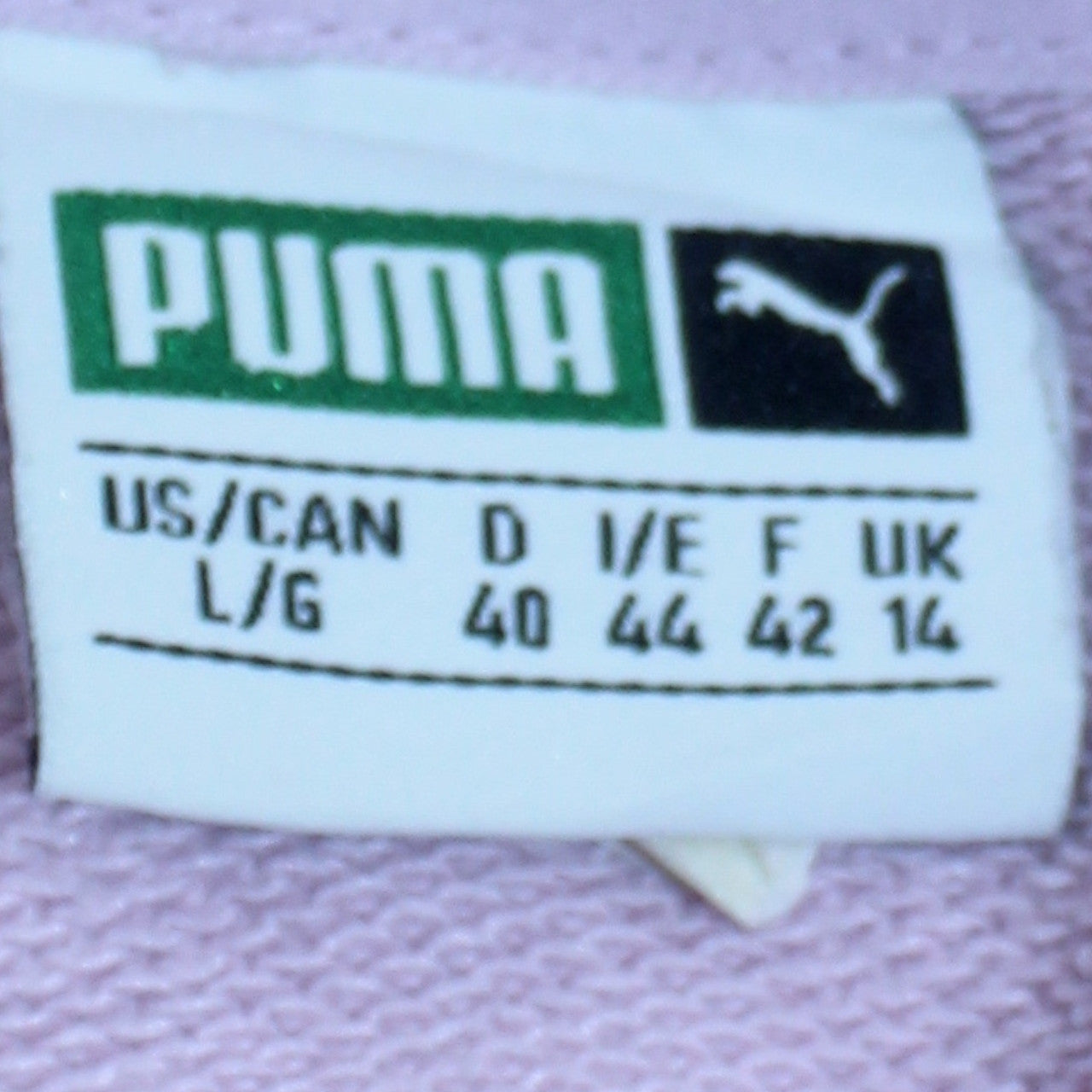 Puma Women's Pink Pullover Hoodie Size 14 Logo Print Sweatshirt