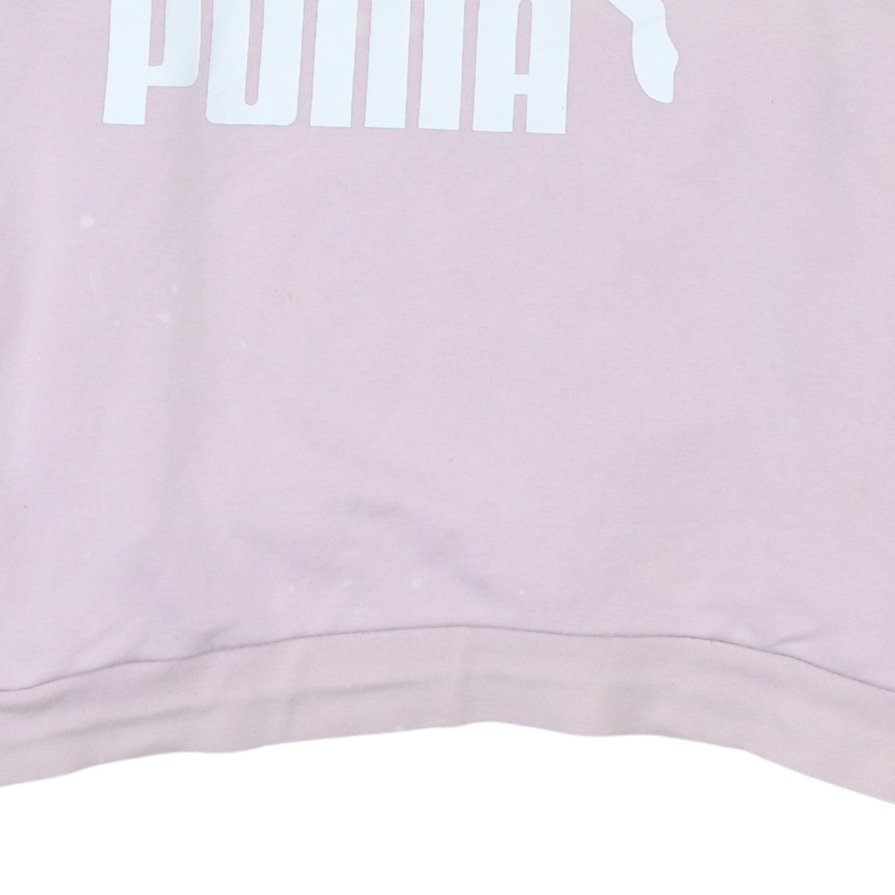 Puma Women's Pink Pullover Hoodie Size 14 Logo Print Sweatshirt