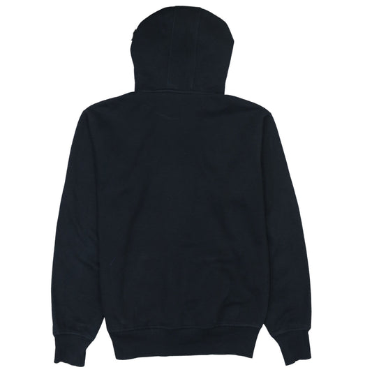 FILA Men's Black Small Pullover Hoodie Graphic Logo Sweatshirt