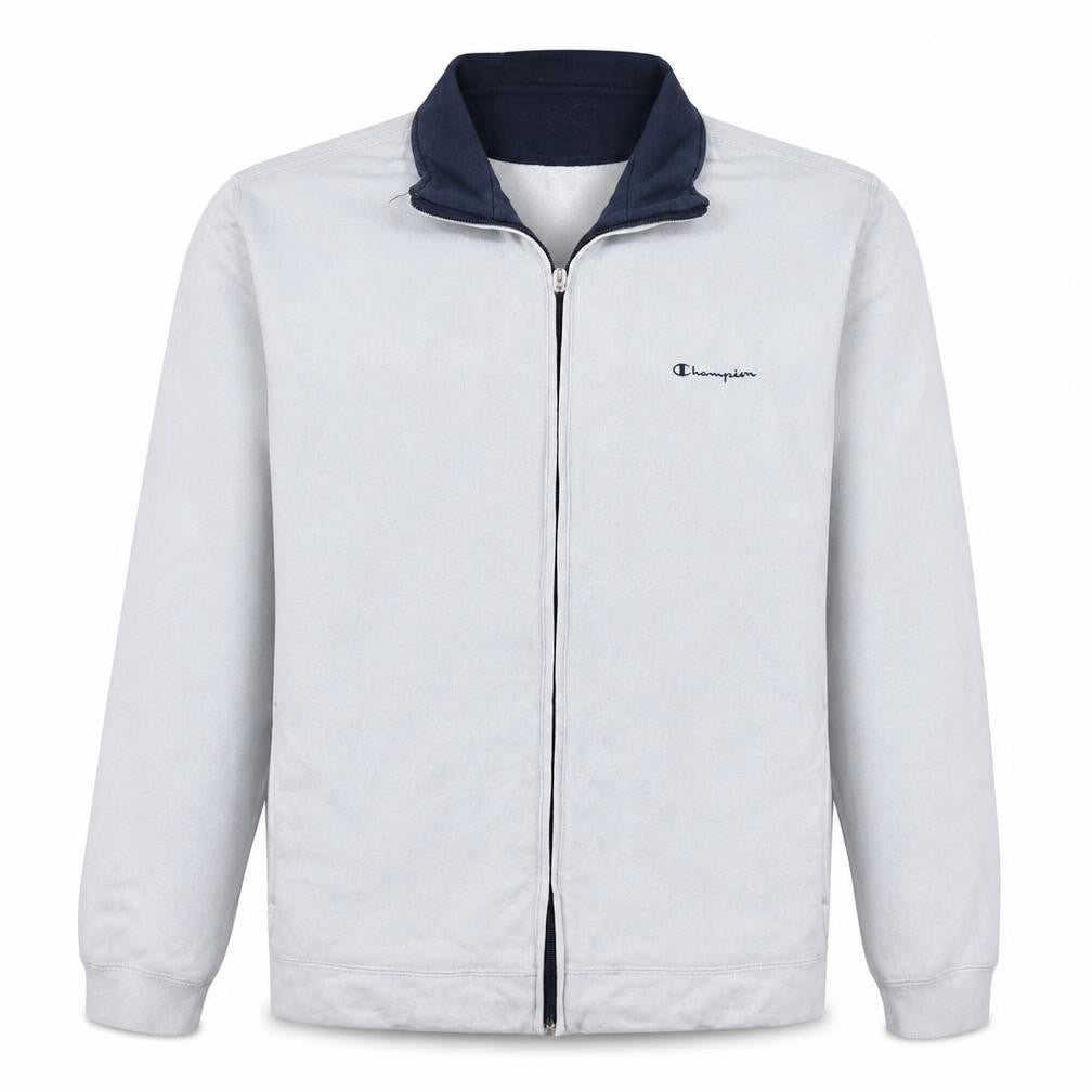 Champion Men's Grey XL Full Zip Sweatshirt Jacket