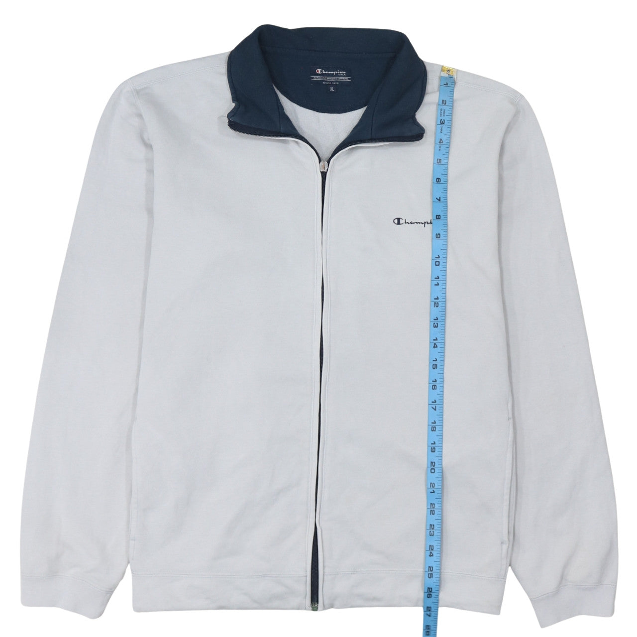 Champion Men's Grey XL Full Zip Sweatshirt Jacket