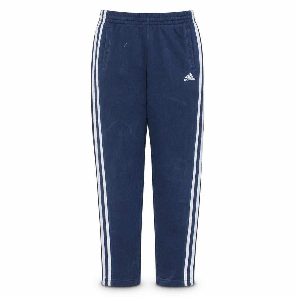 adidas Boys Blue 13-14 Years Track Pants with Side Stripes