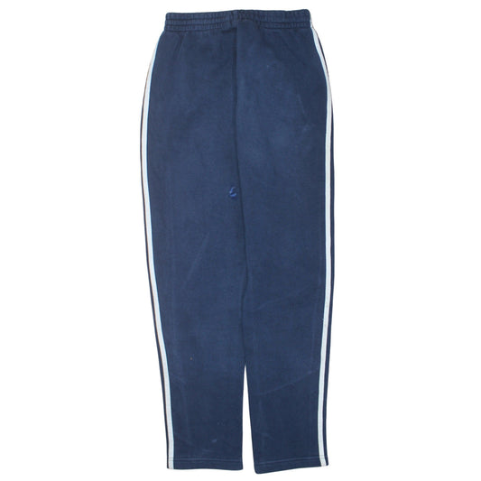 adidas Boys Blue 13-14 Years Track Pants with Side Stripes