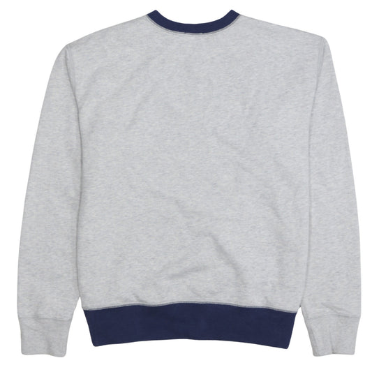 Polo Ralph Lauren Men's Grey Crew Neck Button Sweatshirt Size S